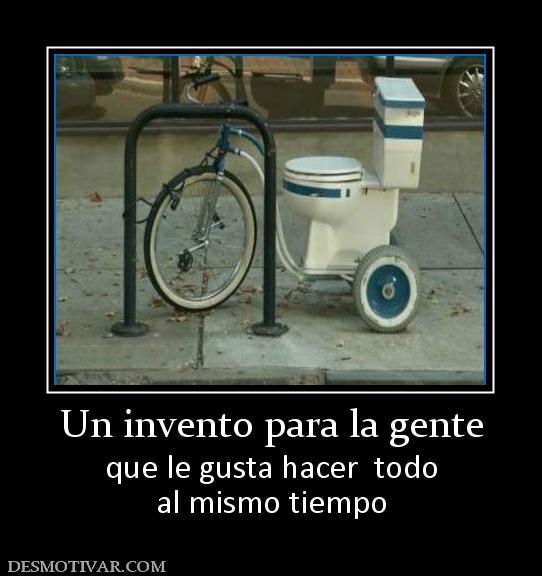 Un invento para la gente que le gusta hacer  todo al mismo tiempo