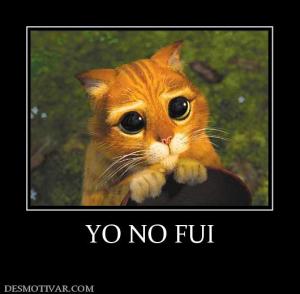 YO NO FUI