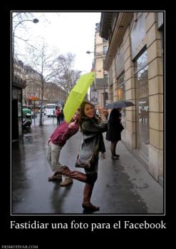 Fastidiar una foto para el Facebook