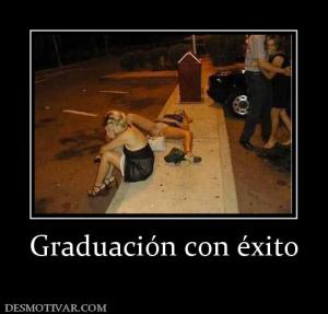 Graduación con éxito