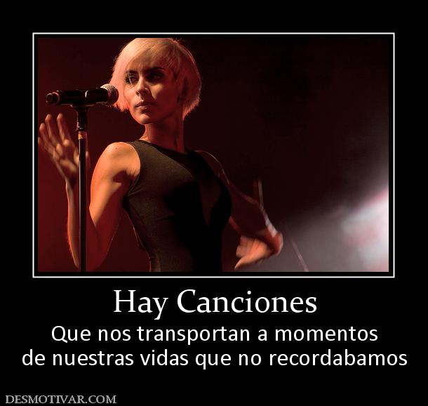 Hay Canciones Que nos transportan a momentos de nuestras vidas que no recordabamos