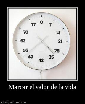 Marcar el valor de la vida