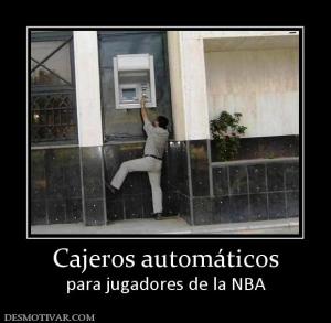 Cajeros automáticos para jugadores de la NBA