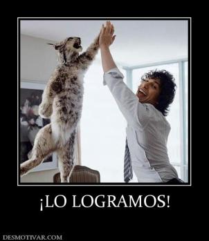¡LO LOGRAMOS!