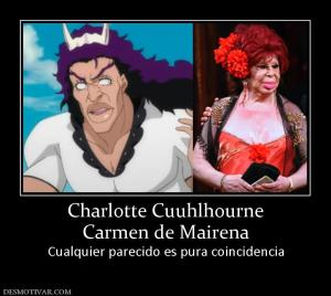 Charlotte Cuuhlhourne Carmen de Mairena Cualquier parecido es pura coincidencia