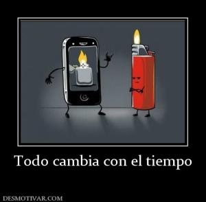 Todo cambia con el tiempo