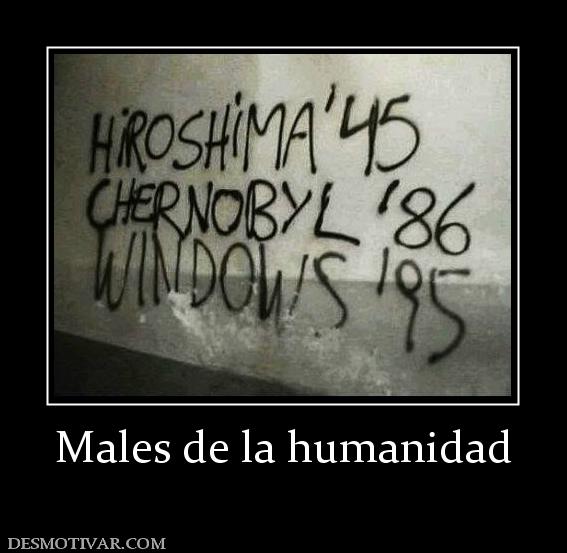 Males de la humanidad