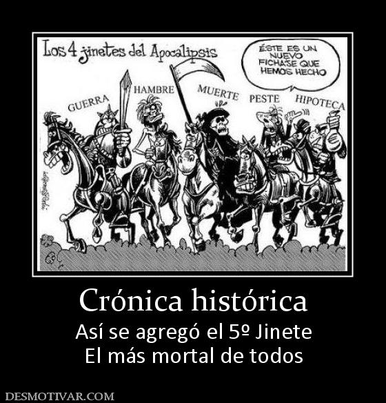 Crónica histórica Así se agregó el 5º Jinete El más mortal de todos