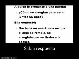 Sabia respuesta