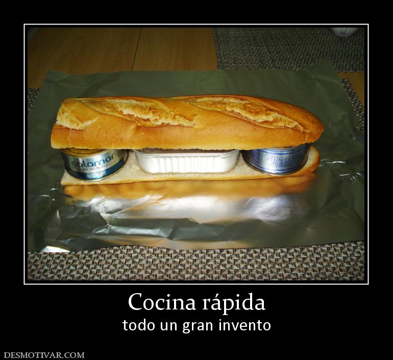 Cocina rápida todo un gran invento