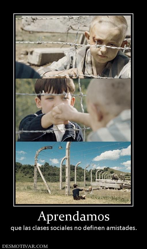 Aprendamos que las clases sociales no definen amistades.