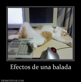 Efectos de una balada