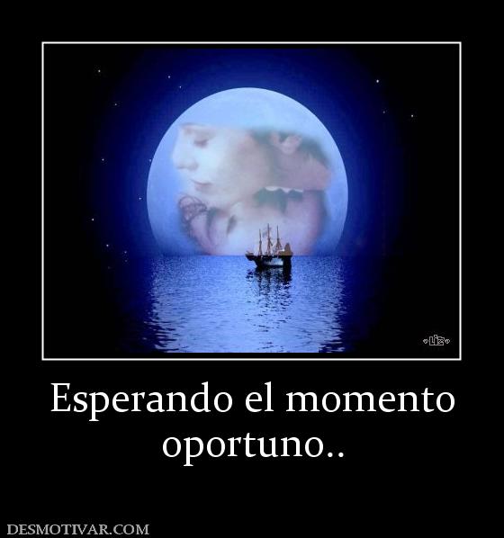 Esperando el momento oportuno..
