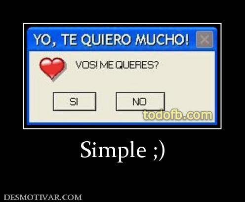 Simple ;)