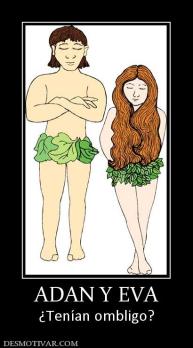 ADAN Y EVA ¿Tenían ombligo?