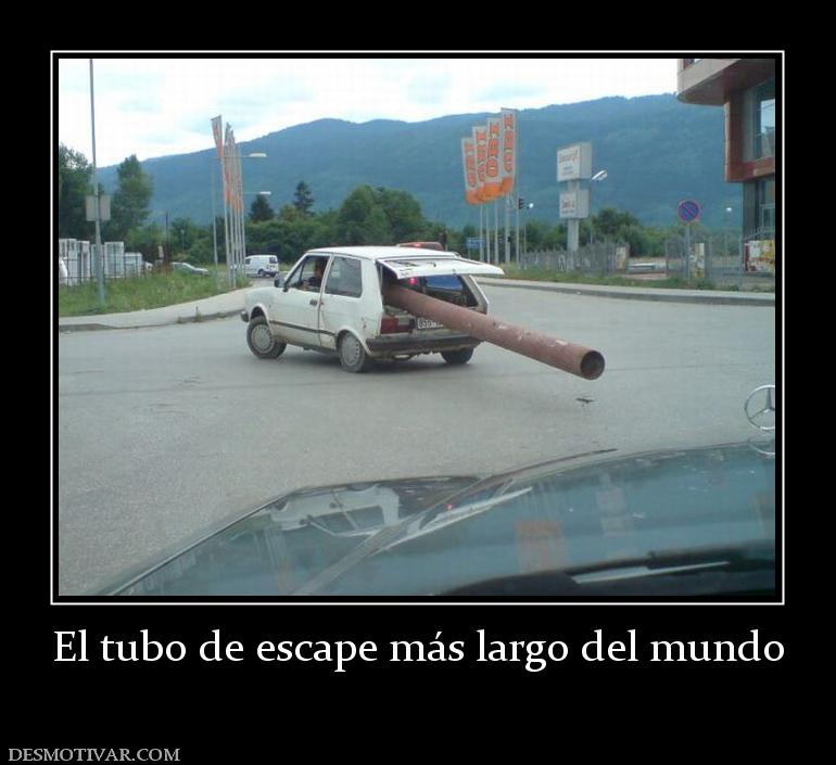 El tubo de escape más largo del mundo