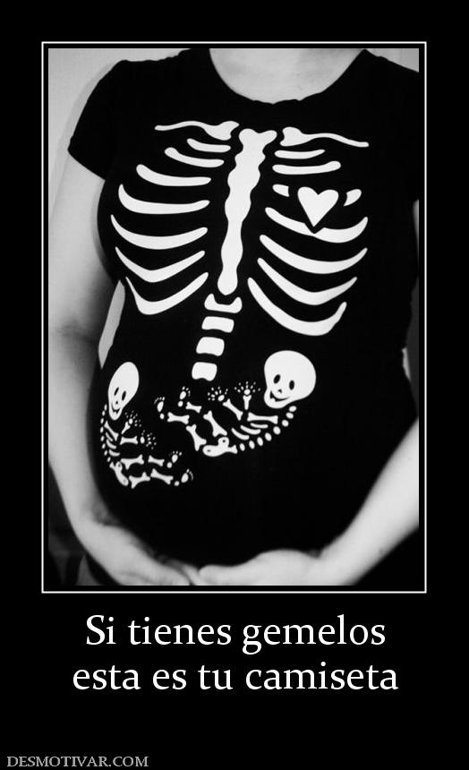 Si tienes gemelos esta es tu camiseta