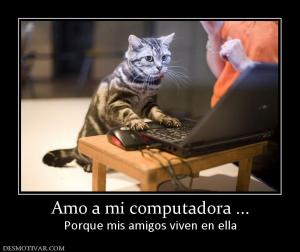 Amo a mi computadora ... Porque mis amigos viven en ella