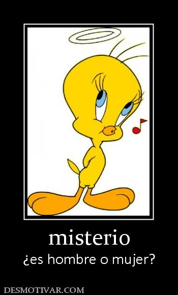 misterio ¿es hombre o mujer?