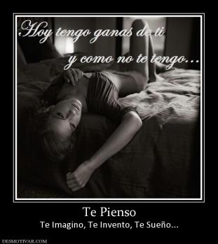 Te Pienso Te Imagino, Te Invento, Te Sueño...