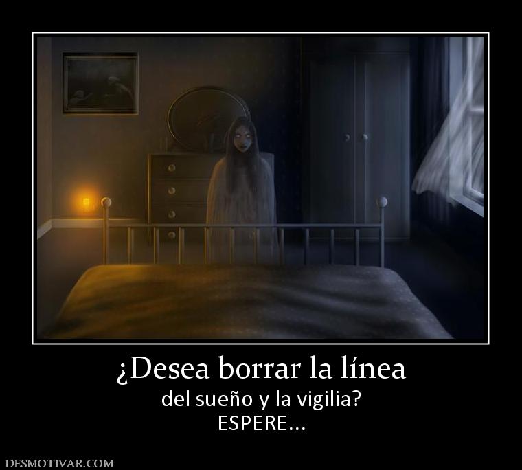 ¿Desea borrar la línea del sueño y la vigilia? ESPERE...