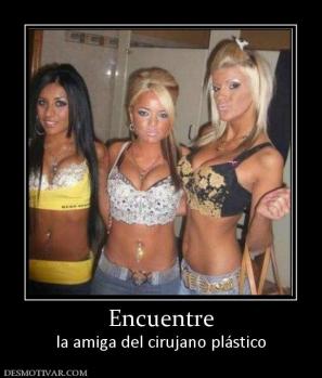 Encuentre la amiga del cirujano plástico