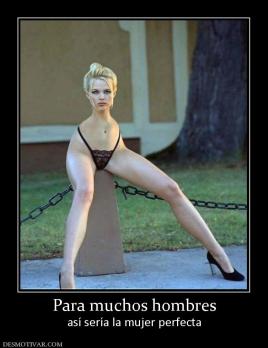 Para muchos hombres así sería la mujer perfecta