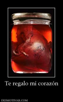 Te regalo mi corazón