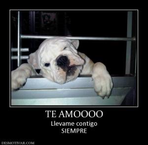TE AMOOOO Llevame contigo SIEMPRE