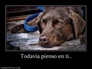 Todavía pienso en ti..