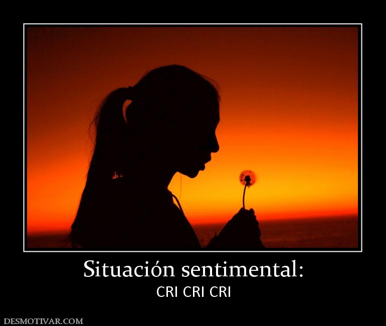 Situación sentimental: CRI CRI CRI