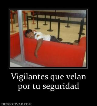 Vigilantes que velan por tu seguridad