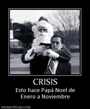 CRISIS Esto hace Papá Noel de Enero a Noviembre