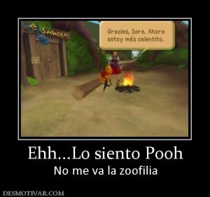 Ehh...Lo siento Pooh No me va la zoofilia