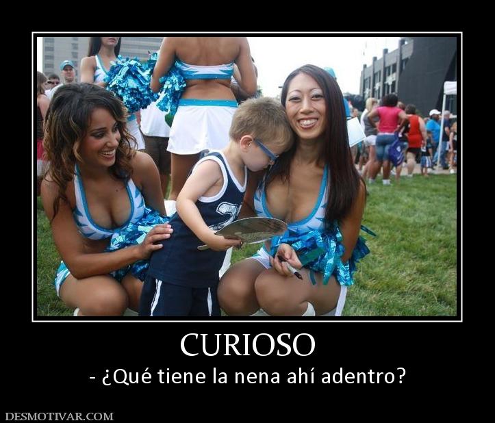 CURIOSO - ¿Qué tiene la nena ahí adentro?