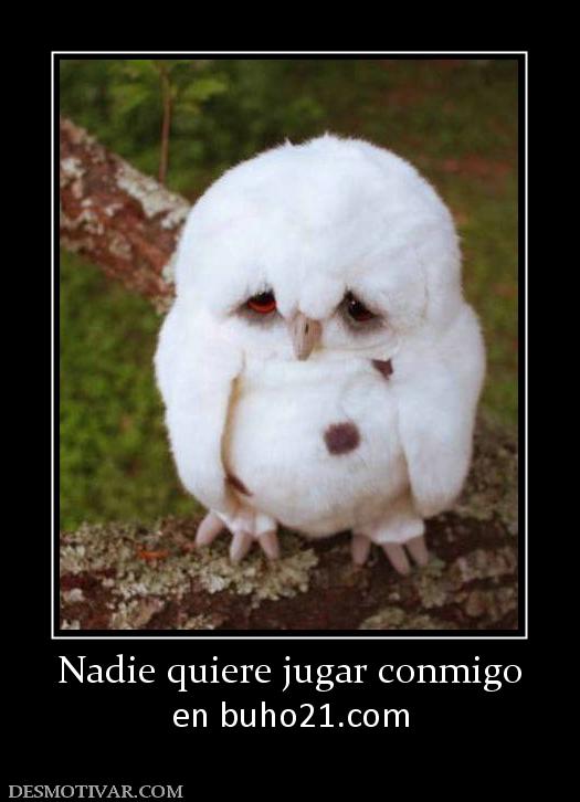 Nadie quiere jugar conmigo en buho21.org