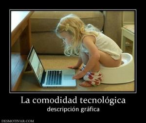 La comodidad tecnológica descripción gráfica