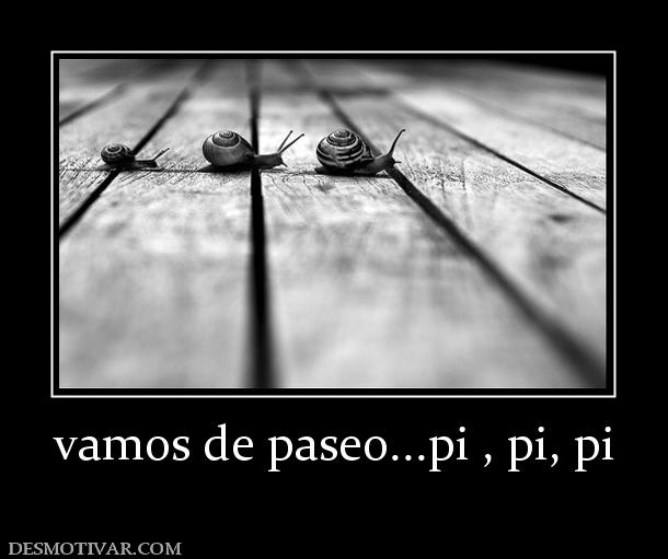 vamos de paseo...pi , pi, pi