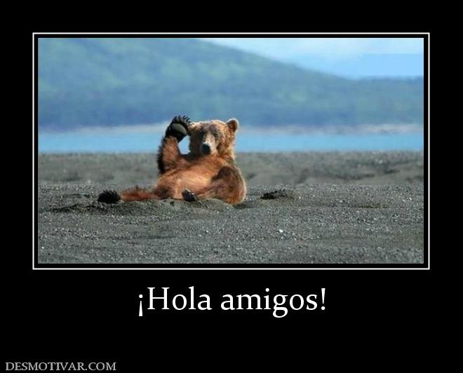 ¡Hola amigos!