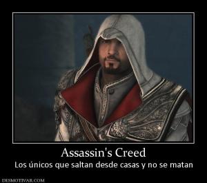 Assassin's Creed Los únicos que saltan desde casas y no se matan