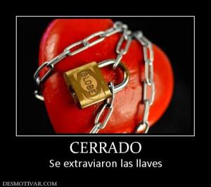 CERRADO Se extraviaron las llaves