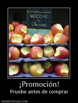 ¡Promoción! Pruebe antes de comprar