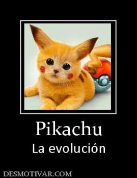 Pikachu La evolución