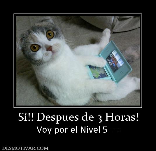 Sí!! Despues de 3 Horas! Voy por el Nivel 5 ¬¬