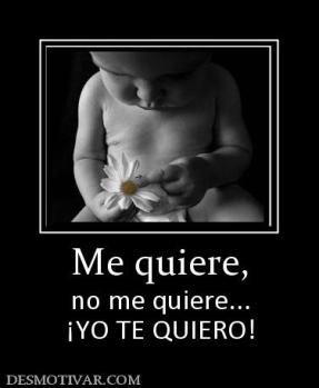 Me quiere, no me quiere... ¡YO TE QUIERO!