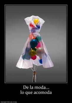 De la moda... lo que acomoda