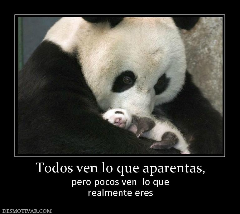 Todos ven lo que aparentas, pero pocos ven  lo que realmente eres