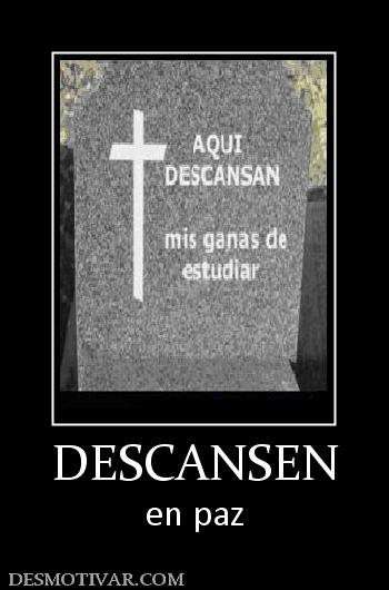 DESCANSEN en paz
