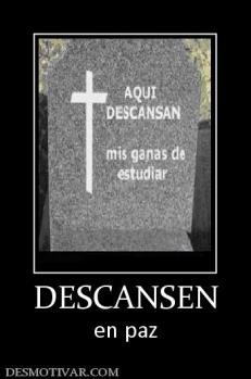 DESCANSEN en paz