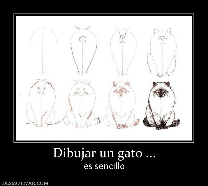 Dibujar un gato ... es sencillo